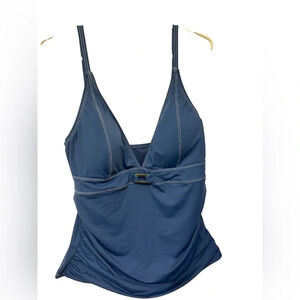 Bleu Rod Beattie Stitched Over The Shoulder Tankini Top NWOT